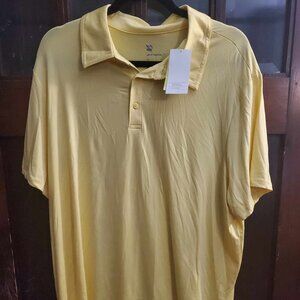 All In Motion Yellow Jersey Polo Shirt